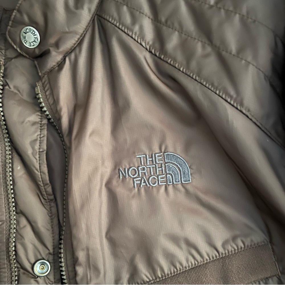 Rare North Face Reversible Cryptic Jacket Small F Medium Ripstop Chocolate Brown - Picture 3 of 16